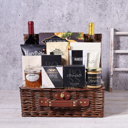 Wine Gift Baskets - The Ample Wine Gift Basket - Monthly Sommelier USA