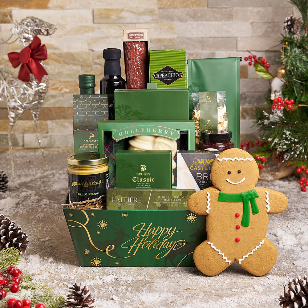 Gourmet Holiday Treat Gift Set - Gift Baskets Delivery