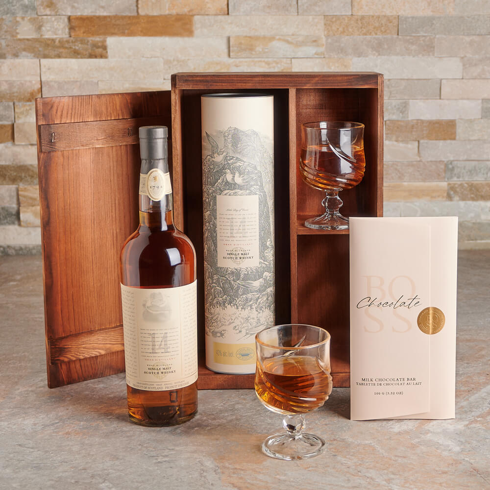 ON THE ROCKS LIQUOR GIFT BOX