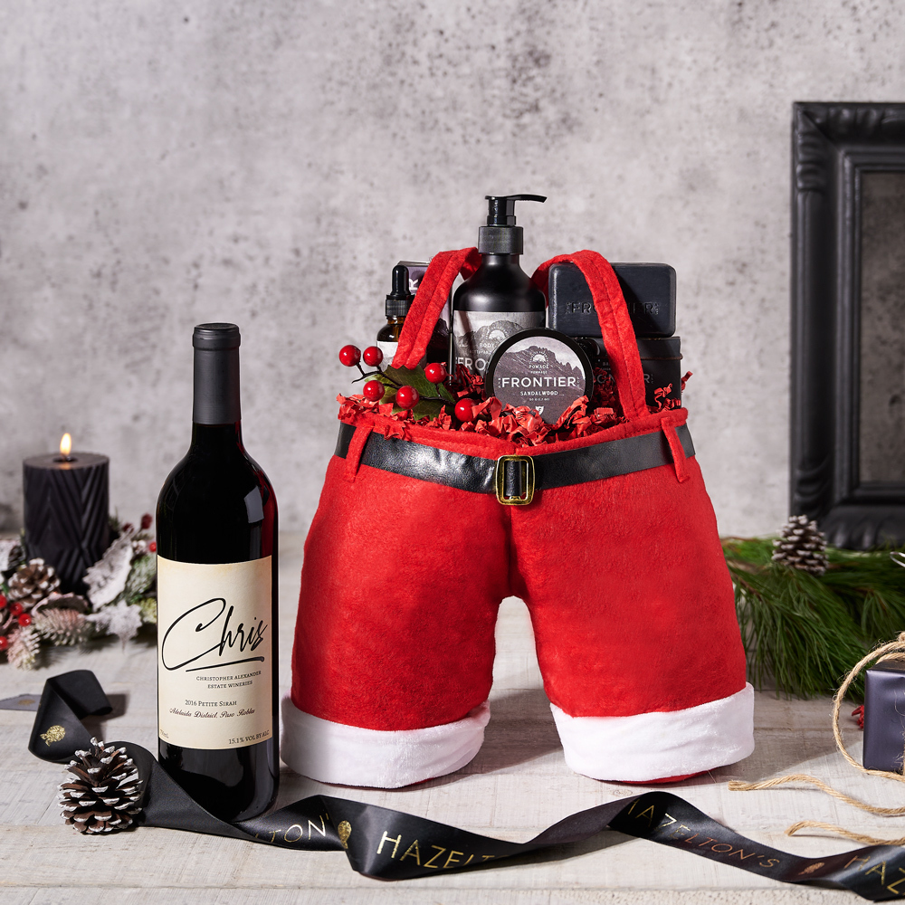 Santa’s Shave & Wine Gift Set