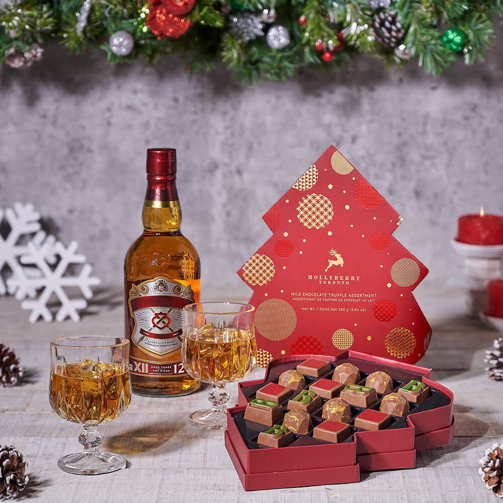 Holiday Rocks & Chocolate Gift Set