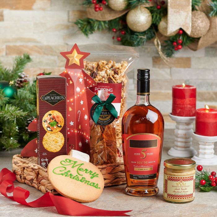 Christmas Liquor Gift Baskets