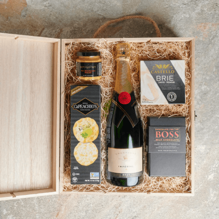 APPETIZER & CHAMPAGNE GIFT BOX