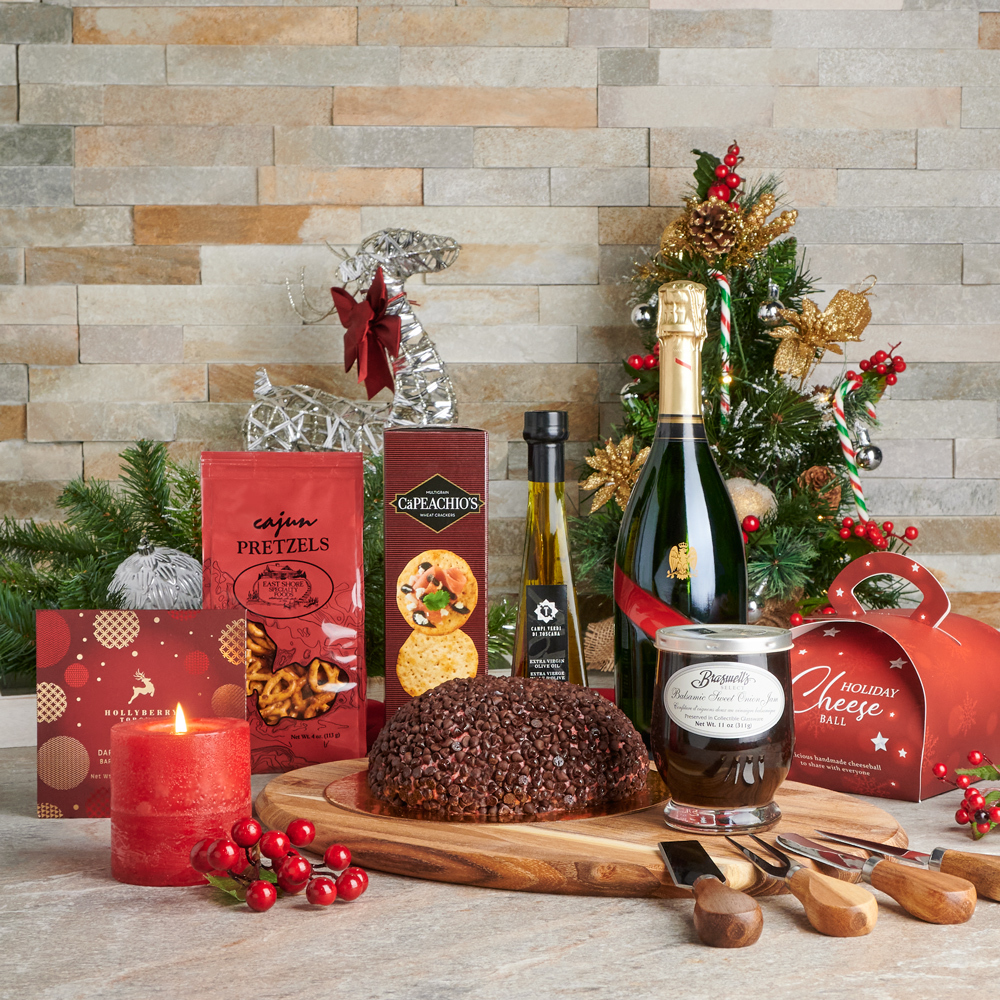 Christmas Wine & Truffle Gift – Christmas gift baskets – US