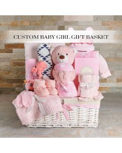 Custom Baby Girl Gift Basket