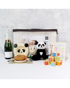 BABY'S TABLEWARE & PLAYSET WITH CHAMPAGNE