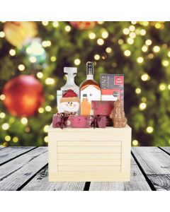 Deluxe Christmas Liquor Crate