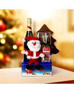 Santa’s Chocolate & Champagne Gift Basket