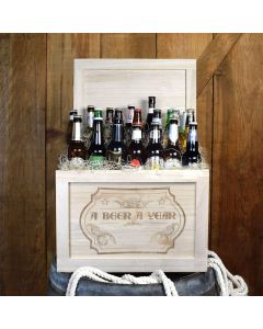 "A Beer a Year" Beer Gift Basket - Beer Gift Basket of the Year!