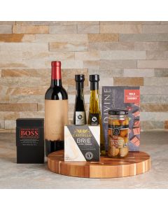 Relax & Snack Wine Gift Basket