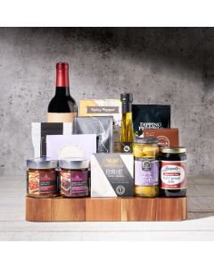Branston Gourmet Gift Basket, With Wine, Wine Gift Baskets, Gourmet Gift Baskets, USA Delivery