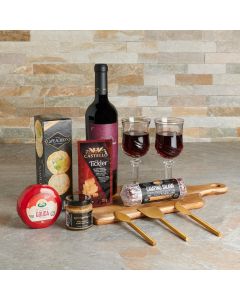 Salami & Cheese Combo Wine Gift Set
