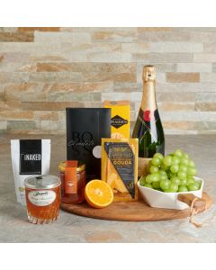 A Taste of Champagne & Cheese Gift