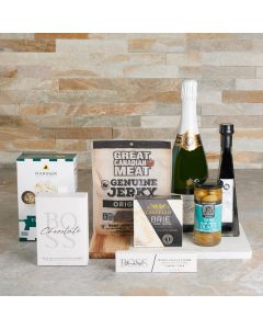 Grand Cheeseboard & Champagne Gift Set