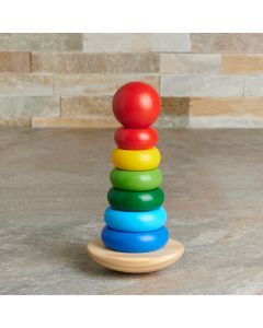 Birbaby Rainbow Stacker Toy, baby gift, baby, baby toy gift, wooden toy, wooden toy gift