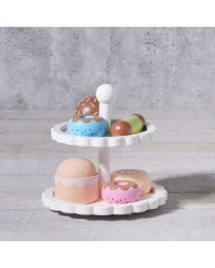 Birbaby Double Tier Treats Stand, baby gift, baby toy gift, wooden baby toy, wooden toy, baby