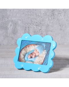 Blue Baby Picture Frame, baby gift, baby toy gift, wooden baby toy, wooden toy, baby