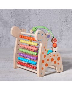 Birbaby Abacus and Bead Toy, baby gift, baby toy gift, wooden baby toy, wooden toy, baby