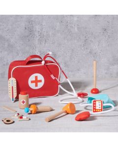 Birbaby Baby Wooden Doctor's Toy Set