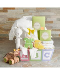 Neutral New Baby Gift Set, baby gift, baby, unisex baby gift, unisex baby, neutral baby gift, neutral baby, baby toys, baby toy gift