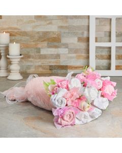 Cuddly Bouquet for the Baby Girl
