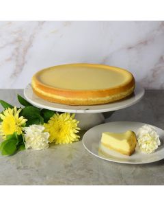 Large New York Style Plain Cheesecake