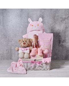 Cozy Celebration Baby Girl Gift Basket
