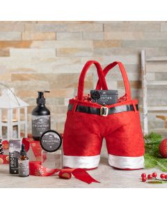 Santa's Winter Skincare Set, spa gift baskets, Christmas gift baskets