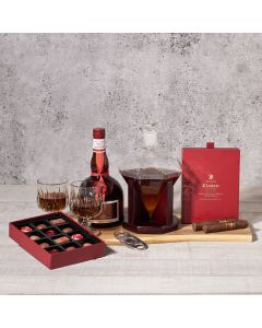 Diamond Decanter Set, Valentine's Day gifts, chocolate gifts, cigars