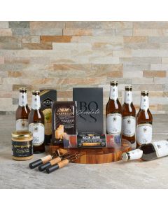 Dazzling Charcuterie & Beer Board, beer gift baskets, charcuterie gift baskets, gourmet gift baskets