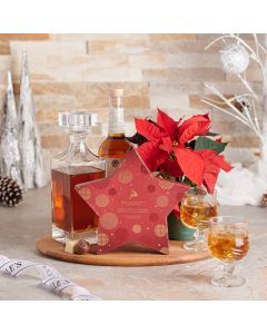Holiday Liquor & Decanter Gift Basket