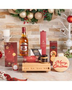 Holiday Liquor & Treats Gift Set