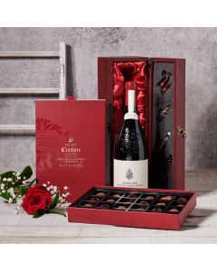 Wine & Chocolate Pairings Valentine’s Gift Set, Valentine's Day gifts, chocolate gifts, wine gifts