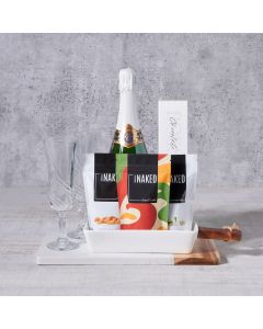 Champagne & Tantalizing Snack Gift, champagne, champagne gift, gourmet gift, gourmet, sparkling wine gift, sparkling wine