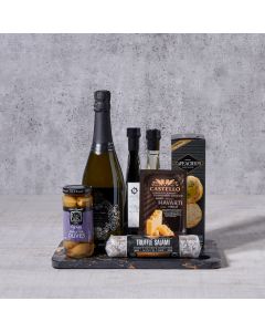 Champagne & Antipasto Gift Board, gourmet gift, gourmet, champagne gift, champagne, sparkling wine, sparkling wine gift, gourmet gift, gourmet