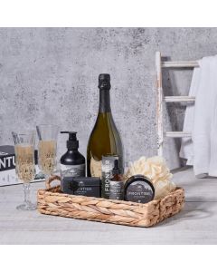 Men’s Spa Gift Tray & Champagne