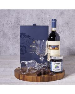 Deluxe Luscious Flavours Wine Gift, wine gift, chocolate gift, wine, romantic gift, gourmet gift