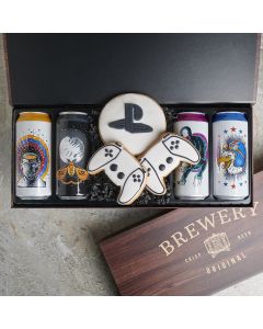 Video Game Cookie & Craft Beer Gift