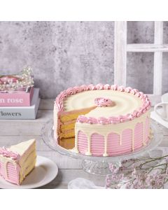 Large Raspberry Vanilla Cake, cake, baked goods, cake gifts, cake delivery
