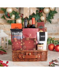 Mini Ample Christmas Gift Set, wine gift, wine, wine gift basket, christmas gift basket, christmas gift, christmas, holiday gift basket, holiday gift, holiday, gift, christmas wine gift, christmas wine