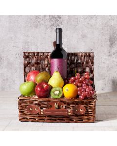 Bartalucci Wine Gift Basket, Wine Gift Baskets, Gourmet Gift Baskets, Fruits Gift Baskets, USA Delivery