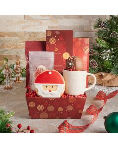 Hot Chocolate & Treats Christmas Gift Basket, Christmas gift baskets, chocolate
