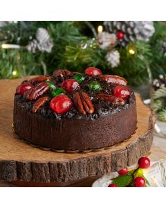 Olde English Dark Fruitcake, Gourmet Gift Baskets, Christmas Gift Baskets, Xmas Gifts, Fruitcake, USA Delivery