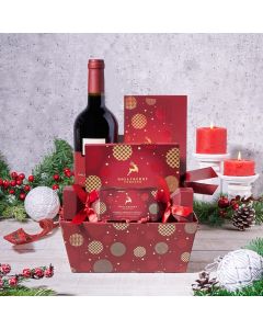 Royal Red Festive Wine Gift Set