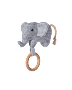 Birbaby Eliott The Elephant Teether, baby gift, baby, plush toy, plush, teething ring, teething, teething toy
