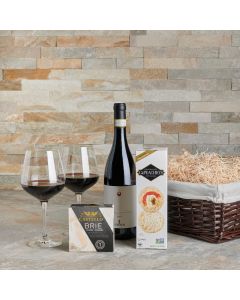 Wine Gift Basket, Snacks, Cheese, Canada Delivery, wine gifts, wine, Gift Basket, gourmet gift baskets