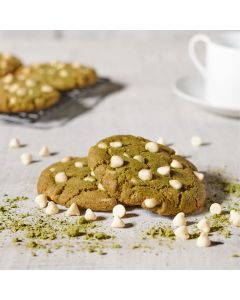 Matcha Cookies with White Chocolate Chips, Baked Goods, Cookies, USA Delivery