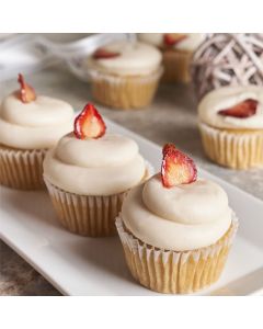 Vegan Vanilla Cupcakes, Cupcakes, Vegan, Baked Goods, USA Delivery