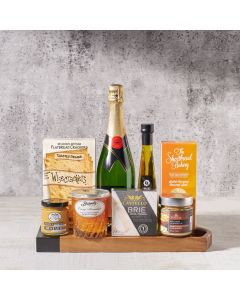Gourmet Dipping & Champagne Gift Basket, Champagne Gift Baskets, Gourmet Gift Baskets, Canada Delivery
