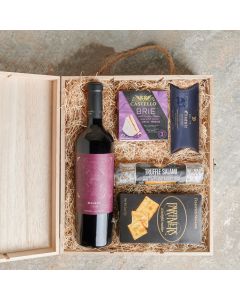 Luxury Gourmet Wine Crate, Wine Gift Baskets, Gourmet Gift Baskets, Canada Delivery

